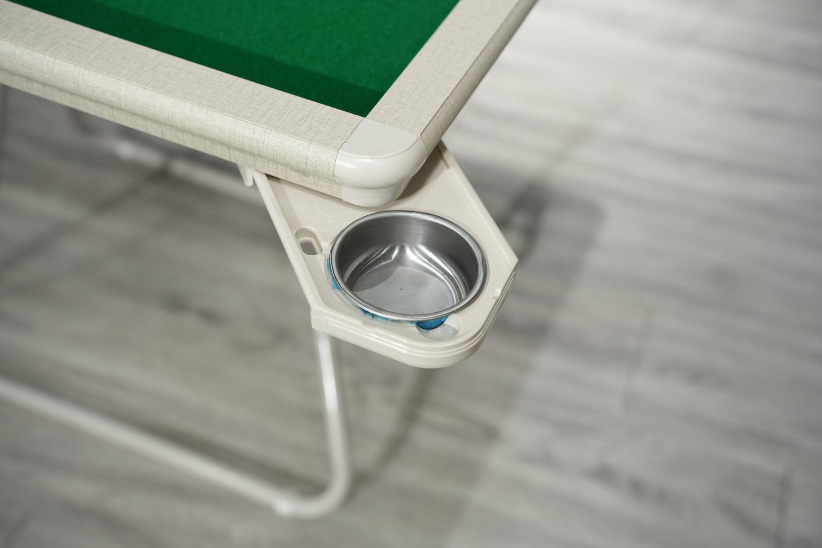 Stainless ashtray and cup holder tray